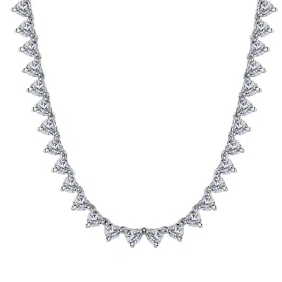 Viviana Halil Women's Gold The Mon Amour Premium Zirconia Necklace In Sterling Silver