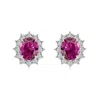 Viviana Halil Women's Pink / Purple The Lucia Earrings