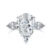 Viviana Halil Women's Pink / Silver The Georgina Ring – Bold Glamour In Sterling Silver In Multi