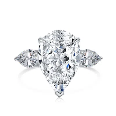 Viviana Halil Women's Pink / Silver The Georgina Ring – Bold Glamour In Sterling Silver In Multi