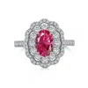 Viviana Halil Women's Pink / Silver The Louis Ring – Sterling Silver Old-world Icon In Rosa Pink In Multi