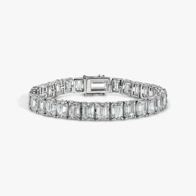 Viviana Halil Women's The Alaia Moisssanite Bracelet In Sterling Silver