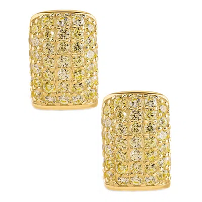 Viviana Halil Women's The Audrey Premium Zirconia Earrings In Gold Coated Sterling Silver