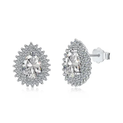 Viviana Halil Women's The Celine Premium Zirconia Earrings In Sterling Silver