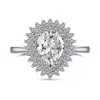 Viviana Halil Women's The Celine Ring – Sterling Silver Feminine Statement Ring In Silver