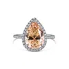Viviana Halil Women's The Eloise Moissanite Ring On Sterling Silver