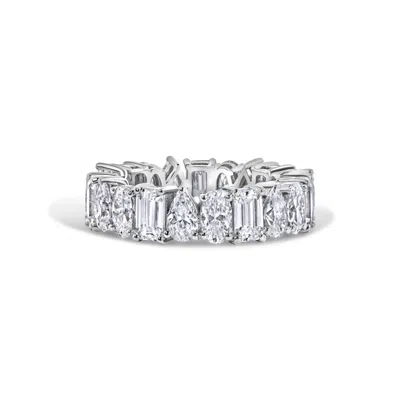 Viviana Halil Women's The Gemma Moissanite Ring In Sterling Silver