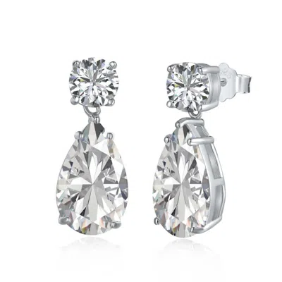 Viviana Halil Women's The Le Bijou Premium Zirconia Sterling Silver Earrings