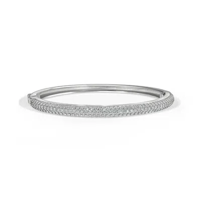 Viviana Halil Women's The Maeve Moissanite Bangle In Sterling Silver