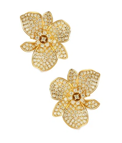 Viviana Halil Women's The Martha Premium Zirconia Earring In Gold Coated Sterling Silver