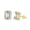 Viviana Halil Women's The Monaco Premium Zirconia Stud In Gold Coated Sterling Silver