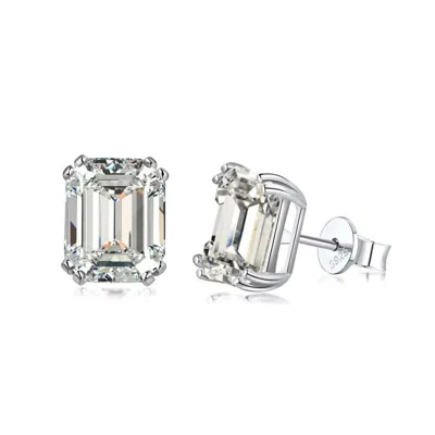 Viviana Halil Women's The Monaco Premium Zirconia Stud In Sterling Silver