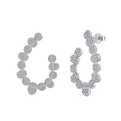 Viviana Halil Women's The Ophelia Premium Zirconia Earrings In Sterling Silver