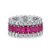 Viviana Halil Women's The Sephora Premium Zirconia Ring In Sterling Silver, Rosa Pink