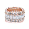 Viviana Halil Women's The Sephora Premium Zirconia Ring In Sterling Silver, Rose Gold
