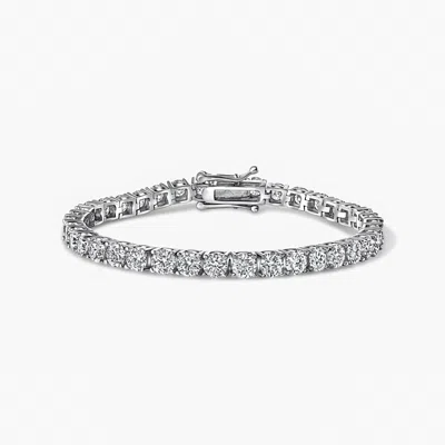 Viviana Halil Women's The Tennis Moissanite Bracelet In Pure Sterling Silver