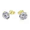 Viviana Halil Women's The Vienna Premium Zirconia Stud In Gold Coated Sterling Silver