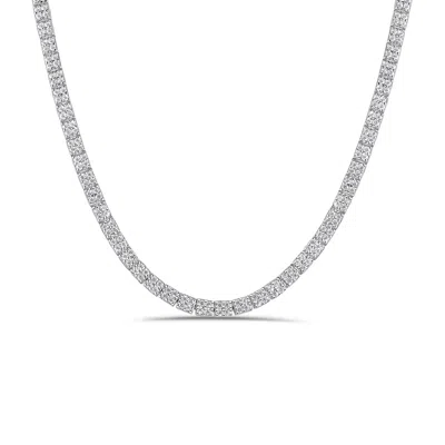 Viviana Halil Women's The Violet Moissanite Necklace In Pure Sterling Silver