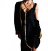 Viviana Uchitel Women's Dress In Black In Blue