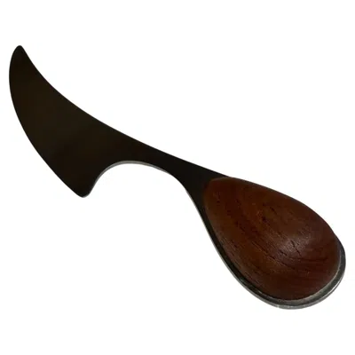 Pre-owned Vivianna Torun Bülow-hübe Vintage Cheese Knife Vivianna Torun Dansk Design Scandinavian Modern In Brown