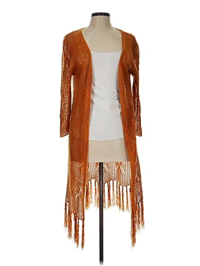 Pre-owned Vivid Importers Kimono In Orange