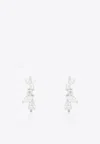 Vivid Jewelers Special Order- Abstract Sliders In White-gold And Diamonds In White Gold