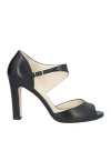 Vivien Woman Sandals Black Size 7.5 Soft Leather