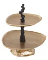Vivience 2-tier Centerpiece In Gold