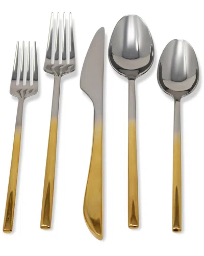 Vivience 20pc Crownex Flatware Set In Gold