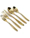 Vivience 20pc Flatware Set With Wavy Handle