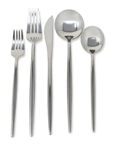 Vivience 20pc Morne Flatware Set In Gray