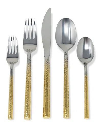 Vivience 20pc Pexo Flatware Set In Gray