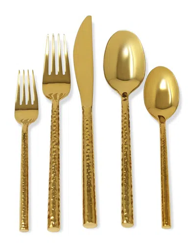 Vivience 20pc Pexo Flatware Set In Gold