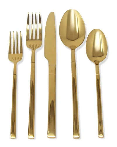 Vivience 20pc Simplicite Flatware Set In Gold