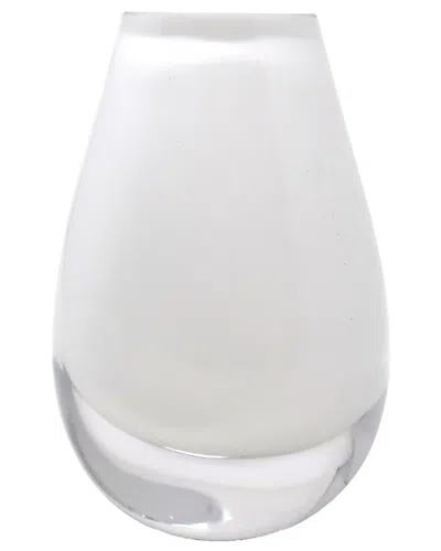Vivience 6.5in Glass Bud Vase In Black