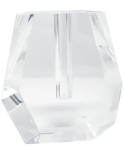 Vivience 6in Dimensional Crystal Vase
