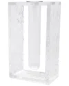 Vivience 8.75in Tube Inlayed Acrylic Vase