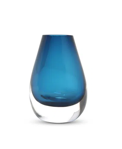 Vivience Blue Glass Bud Vase