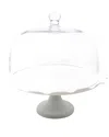 Vivience Cake Stand Scalloped In White