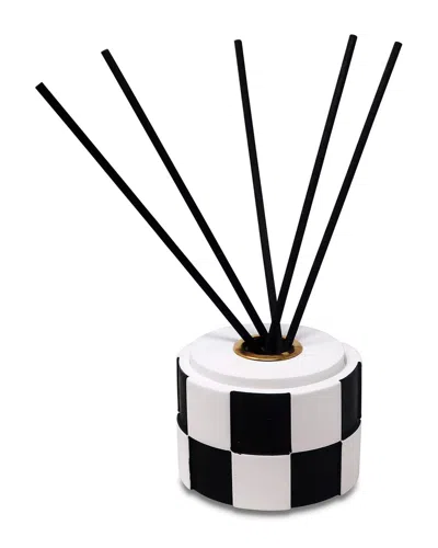 Vivience Checkered Reed Diffuser In Black