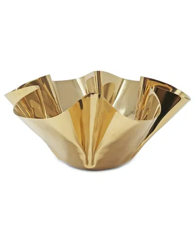 Vivience Crushed Bowl In Gold