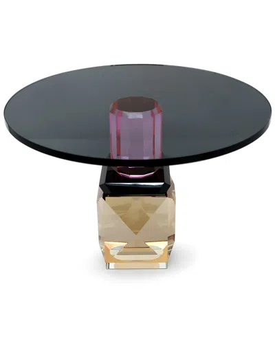 Vivience Crystal Cake Stand In Black