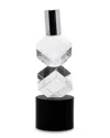 Vivience Crystal Candlestick With Diagonal Design In Transparent