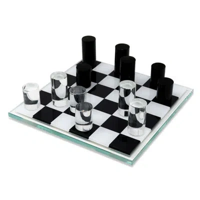 Vivience Crystal Chess Game In Black;clear