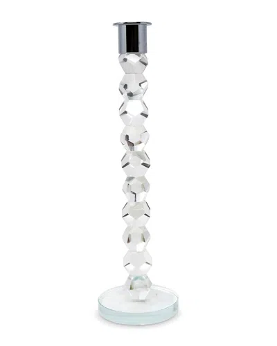 VIVIENCE VIVIENCE CRYSTAL DIMENSIONAL CANDLESTICK WITH TIP