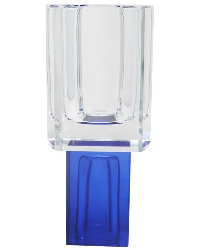 Vivience Crystal Vase In Blue