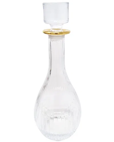 Vivience Decanter With Linear Design & Rim