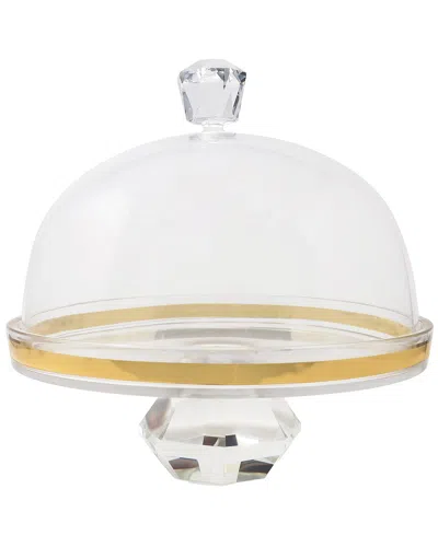 VIVIENCE VIVIENCE DIAMOND BASE & HANDLE CAKE DOME