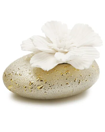 VIVIENCE VIVIENCE DIFFUSER & WHITE DIMENSIONAL FLOWER: IRIS & ROSE