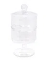 Vivience Double Cookie Jar In Transparent